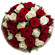 букет из красных и белых роз. Сальвадор