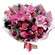 букет из роз и тюльпанов с лилией. Сальвадор