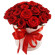 красные розы в шляпной коробке. Сальвадор