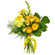 Желтый букет из роз и хризантем. Сальвадор